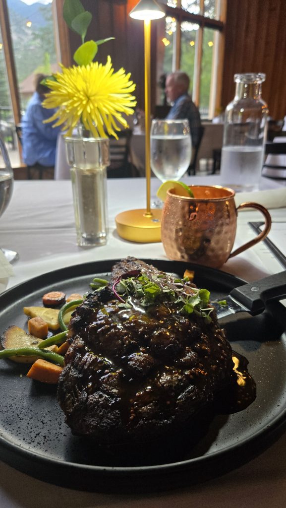 Bison ribeye at MP