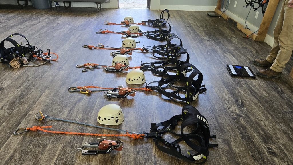 Canyon Rim Zipline equipiment