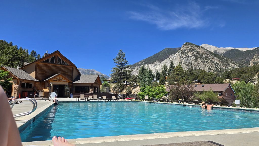 Chalk Cliffs from the Relaxation Pool