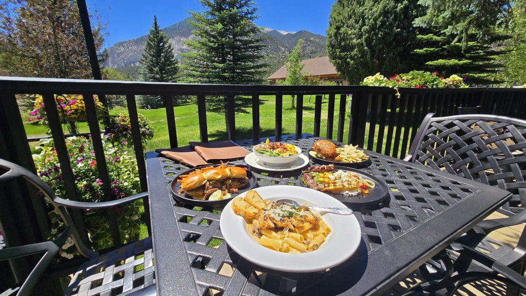 Lunch on a sunny day at Mount Princeton